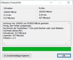 Alles ok op de PC 2 met Thunderbolt 3