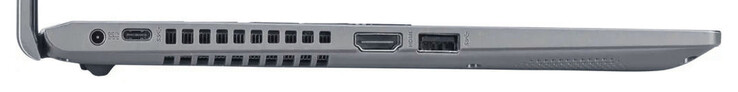 Linkerzijde: Voedingspoort, USB 3.2 Gen 1 (USB-C), HDMI, USB 3.2 Gen 1 (USB-A)