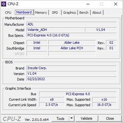 CPU-Z moederbord