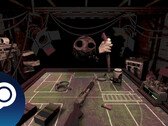 Een screenshot van Buckshot Roulette die de griezelige sfeer van het spel laat zien terwijl u tegen de Dealer speelt. (Afbeelding Bron: Steam)