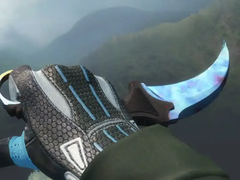 Een screengrab van een Karambit Case Hardened mes (bron: Skinflow)