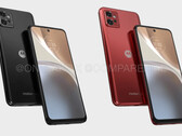 De Moto G32 in zijn vermeende lanceringskleuren. (Beeldbron: @OnLeaks &amp; CompareDial)