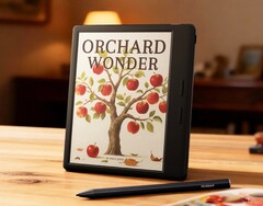 De Musnap Ocean C e-reader heeft een handgreep met knoppen om pagina's om te slaan.