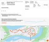 Overzicht van de locatietracking van de Garmin Venu 2