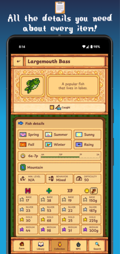 Details van item in de Gunther's Bibliotheek-app. (Afbeeldingsbron: Google Play Store)