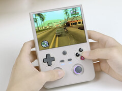 De Anbernic RG477V in een van de twee lanceringskleuren. (Afbeeldingsbron: Anbernic)