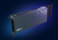 Intel GPU D270 — een AI-accelerator ontworpen voor inferentieworkloads.