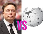 Artistieke weergave van Elon Musk vs Wikipedia. (Afbeeldingsbron: Wikipedia, bewerkt)