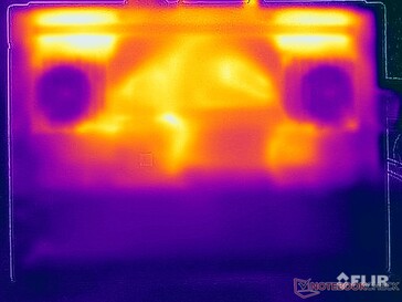 Stresstest oppervlaktetemperaturen (onder)