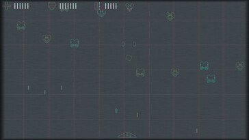 De speler bestuurt een ruimteschip dat over de onderkant van het scherm kan bewegen terwijl hij boven op aanvallende aliens schiet. (Afbeeldingsbron: Steam)