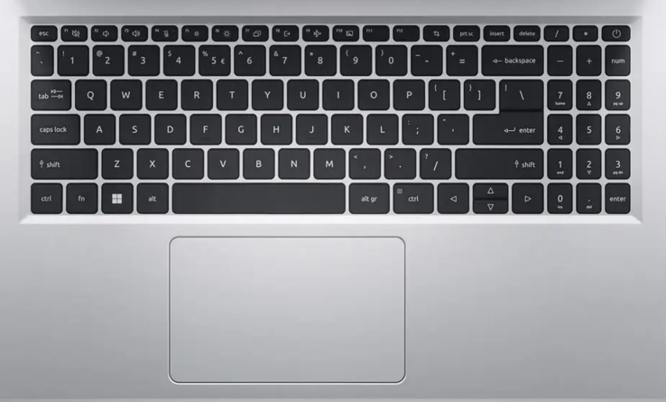 Het toetsenbord van de Acer Aspire 3 kan een uitdaging vormen voor mensen met grote vingers