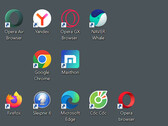 Vergelijking van RAM-gebruikscijfers van 11 webbrowsers die populair zijn in verschillende regio's. (Afbeeldingsbron: Notebookcheck)