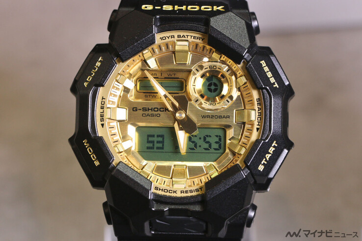 Het Casio G-Shock GA-010GGB-1A9 horloge. (Afbeeldingsbron: MyNavi News)