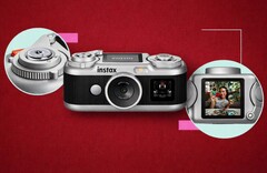 De Fujifilm Instax Pal 2 digitale camera is voorzien van fysieke bedieningsknoppen en heeft een retro-ontwerp.