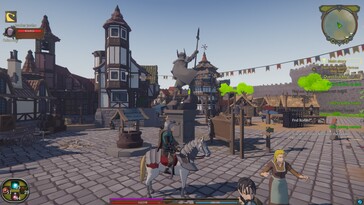 Afbeelding: Een screenshot van de gameplay van Gedonia.