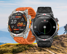 De Rollme GT3S smartwatch (afbeelding) is verkrijgbaar in twee kleuren - zwart en zilver - met respectievelijk zwarte en oranje siliconen bandjes. (Afbeeldingsbron: Rollme)