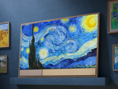 De Hisense Mural TV R8K bootst kunstwerken na. (Afbeeldingsbron: Hisense)