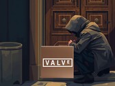 Een dief bij de deuropening houdt een levering van een Steam Machine in de gaten
