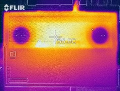 Warmteverdeling onder belasting (onder)