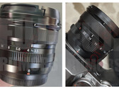 Gelekte beelden van de Fujinon XF8mm f/3.5 R WR lens onthullen een compact formaat en handmatige diafragmaring. (Beeldbron: Fuji Rumors)