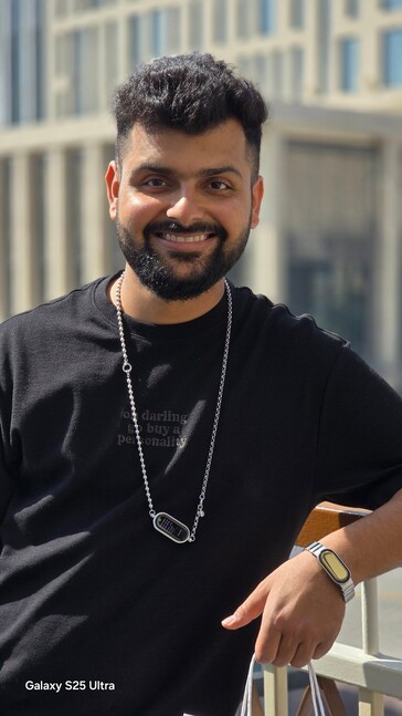 Portretfoto gemaakt met de S25 Ultra.