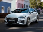 Een door Motor1 vrijgegeven renderfoto stelt het exterieur voor van een mogelijk e-tron model van de Audi A3 (Afbeelding: Audi)