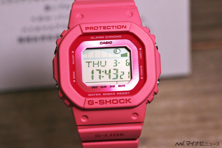 Het Casio G-Shock G-Lide GLX-S5610-4 horloge. (Afbeeldingsbron: Mynavi News)
