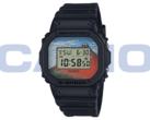 De Casio G-Shock DW-5600KHG24-1JR (afbeelding) is voorzien van prints in ukiyo-e stijl van Hokusai's kunstwerken uit de Edo-periode. (Afbeeldingsbron: Casio - Bewerkt)