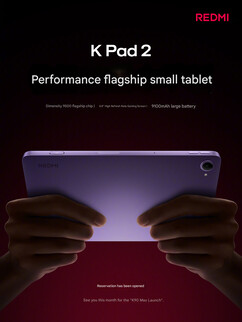 Kernspecificaties van de Redmi K Pad 2 (machinaal vertaald)