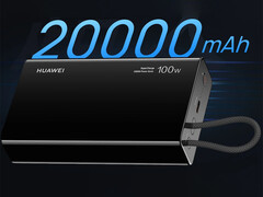 De SuperCharge-powerbank heeft een nominale capaciteit van 20.000 mAh. Afgebeeld: een promotiefoto waarop de voorkant te zien is.