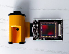 De sensor in de camera (Afbeelding Bron: I&#039;m Back Film)