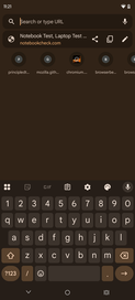 Toetsenbord rechtop