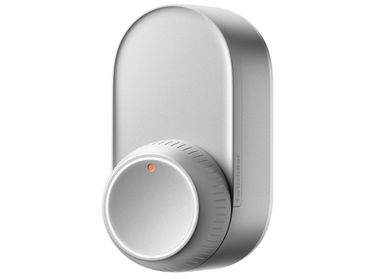 De zilveren SwitchBot Lock Ultra. (Afbeeldingsbron: SwitchBot)