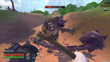 Afgebeeld: Een screenshot van de gameplay van The RPG.
