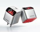 De Ugreen X740 45W GaN lader heeft een schuin slim display.