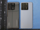 De Xiaomi 13T Pro zal verkrijgbaar zijn in twee kleuren. (Afbeeldingsbron: NCC via @Sudhanshu1414 - bewerkt)