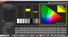 CalMAN ColorChecker gekalibreerd (doelkleurruimte DCI-P3)