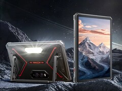De R9 Plus is een nieuwe Android tablet met een speciale zaklamp (Afbeelding bron: Hotwav)