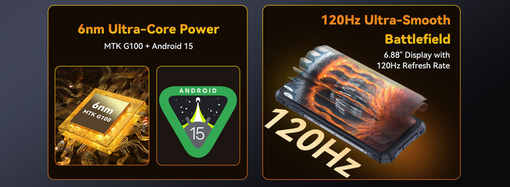 De telefoon wordt geleverd met Android 15 (Afb. bron: Cubot)