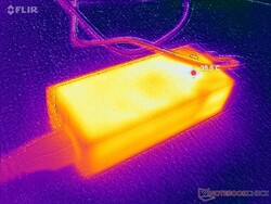 AC-adapter bereikt meer dan 40 C bij belasting