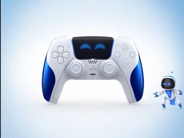 De nieuwe Astro Bot DualSense-controller met vrolijke ogen. (Afbeeldingsbron: PlayStation)