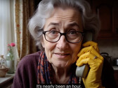 Video: AI-oma verspilt tijd van oplichters