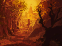 Afgebeeld - een ingame screenshot van het spel "Along the Edge". (Afbeeldingsbron: Steam - bewerkt)