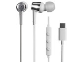 De Audio-Technica ATH-CKD30C USB-C-oordopjes worden geleverd met een hoogwaardige DAC en vier maten oordopjes.