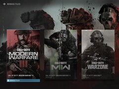 Call of Duty HQ launcher met Modern Warfare 2 en 3 wordt getoond (Beeldbron: Activision)