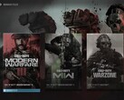 Call of Duty HQ launcher met Modern Warfare 2 en 3 wordt getoond (Beeldbron: Activision)