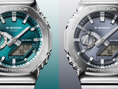 De Casio G-Shock GM-2110D-3A1 (links) en GM-2110D-8A (rechts), afgebeeld. (Afbeeldingsbron: Casio)