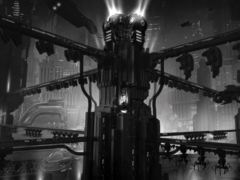 Evolve 2 had al concept art in het spel toen het werd opgegeven door de studio. (afbeeldingsbron TJ Frame)