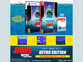 Een promotieposter voor Jaws: Retro Edition (bron: Limited Run Games)