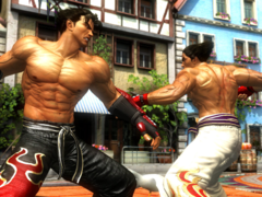 Jin Kazama en Kazuya Mishima in Tekken Tag Tournament 2 (bron: Fighters Generation)